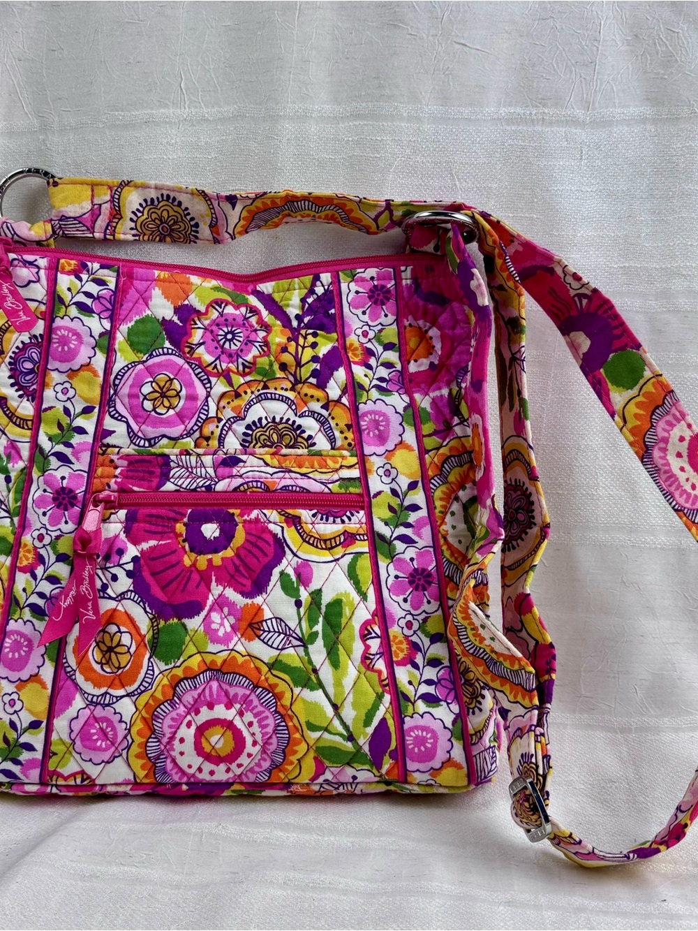 Disney Parks Vera Bradley Micky Minnie Bouncing Bouquet Hipster Crossbody Bag